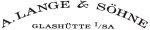 A. Lange & Sohne