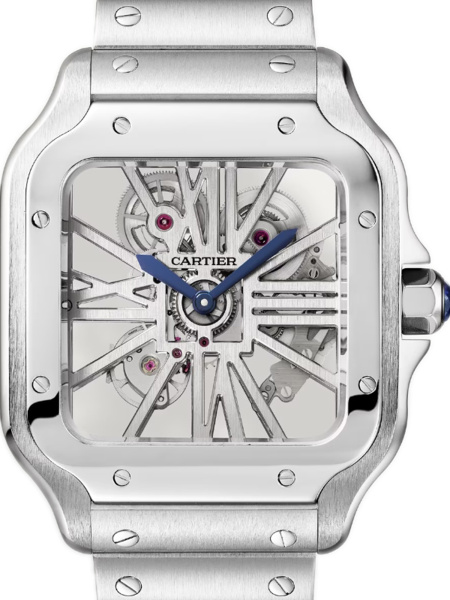 Cartier Santos De Cartier Large skeleton WHSA0014