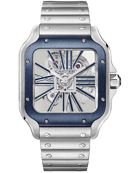 Cartier Santos De Cartier Large skeleton WHSA0026