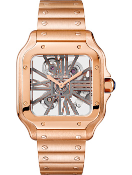 Cartier Santos De Cartier Skeleton Large WHSA0008