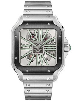 Cartier Santos De Cartier Large skeleton WHSA0033