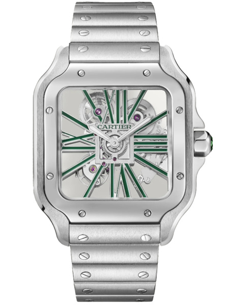 Cartier Santos De Cartier Large skeleton WHSA0028