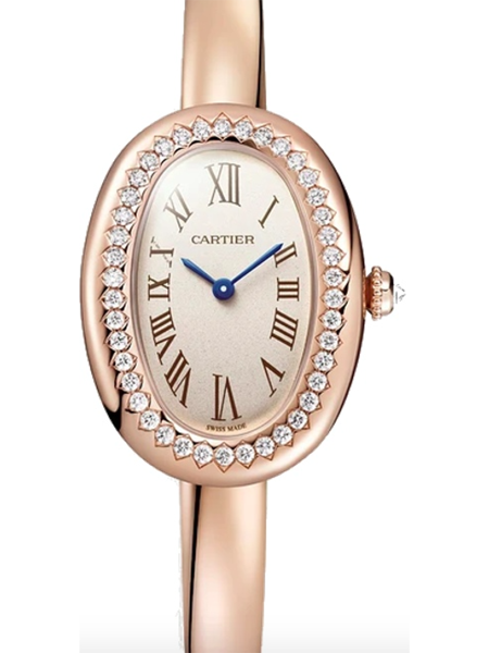 Cartier Baignoire Small model, quartz movement, rose gold WJBA0041 size 15
