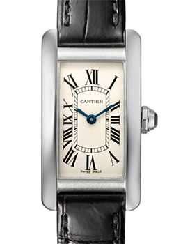 Cartier Tank Americaine Small 18kt White Gold W2601956